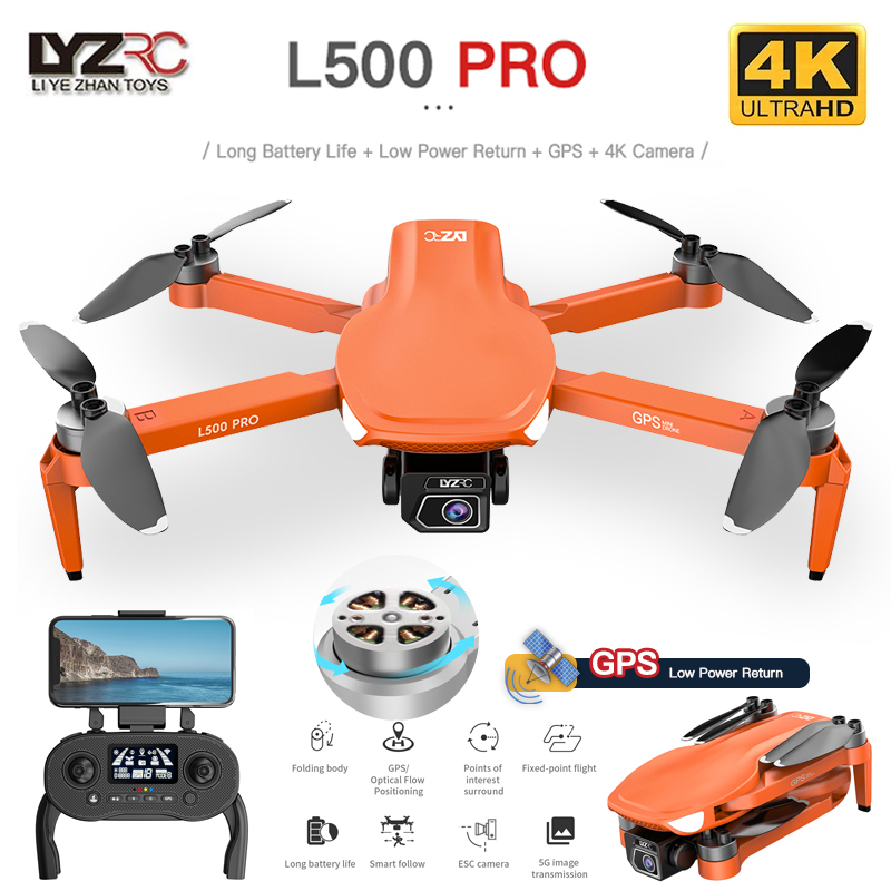 Drone Camera Wide Angle - L500 PRO Drone 4K kamera ganda