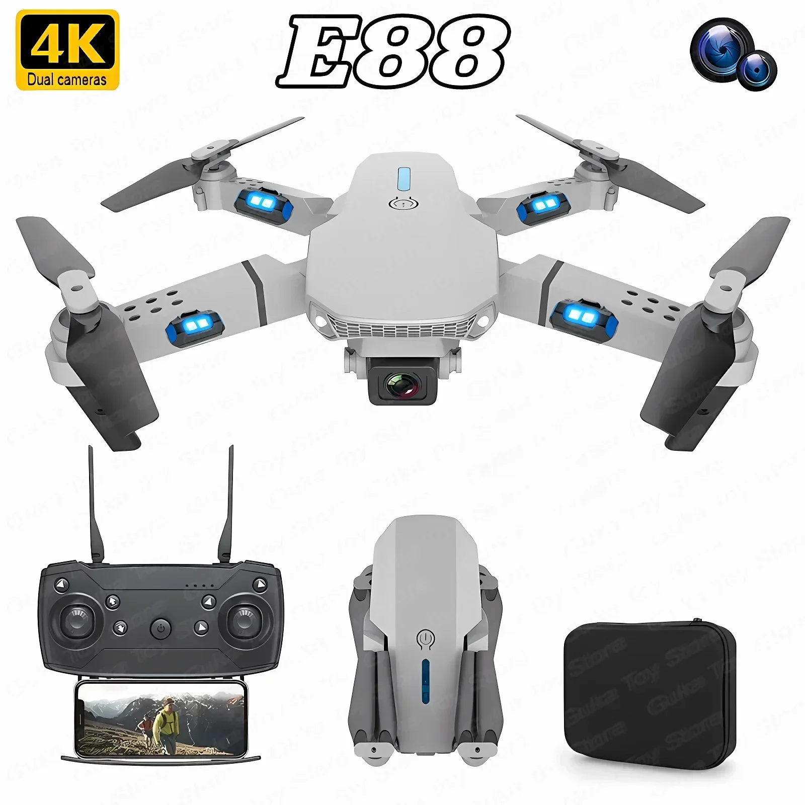 Drone Camera Mount - E88 Pro Drone FPV kamera sudut