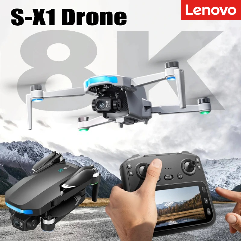 Drone Camera Night Vision - Drone Lenovo S-X1 8K HD Profesional