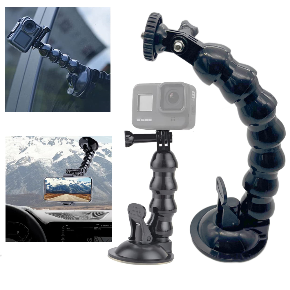 Drone Camera Action - Penyangga Kamera Mobil dengan Penjepit Fleksibel