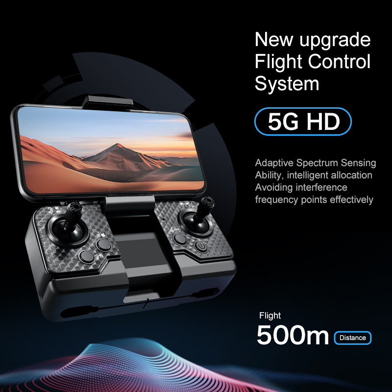 Drone Camera 4K - K811MAX Drone Tanpa Sikat Kamera 4K