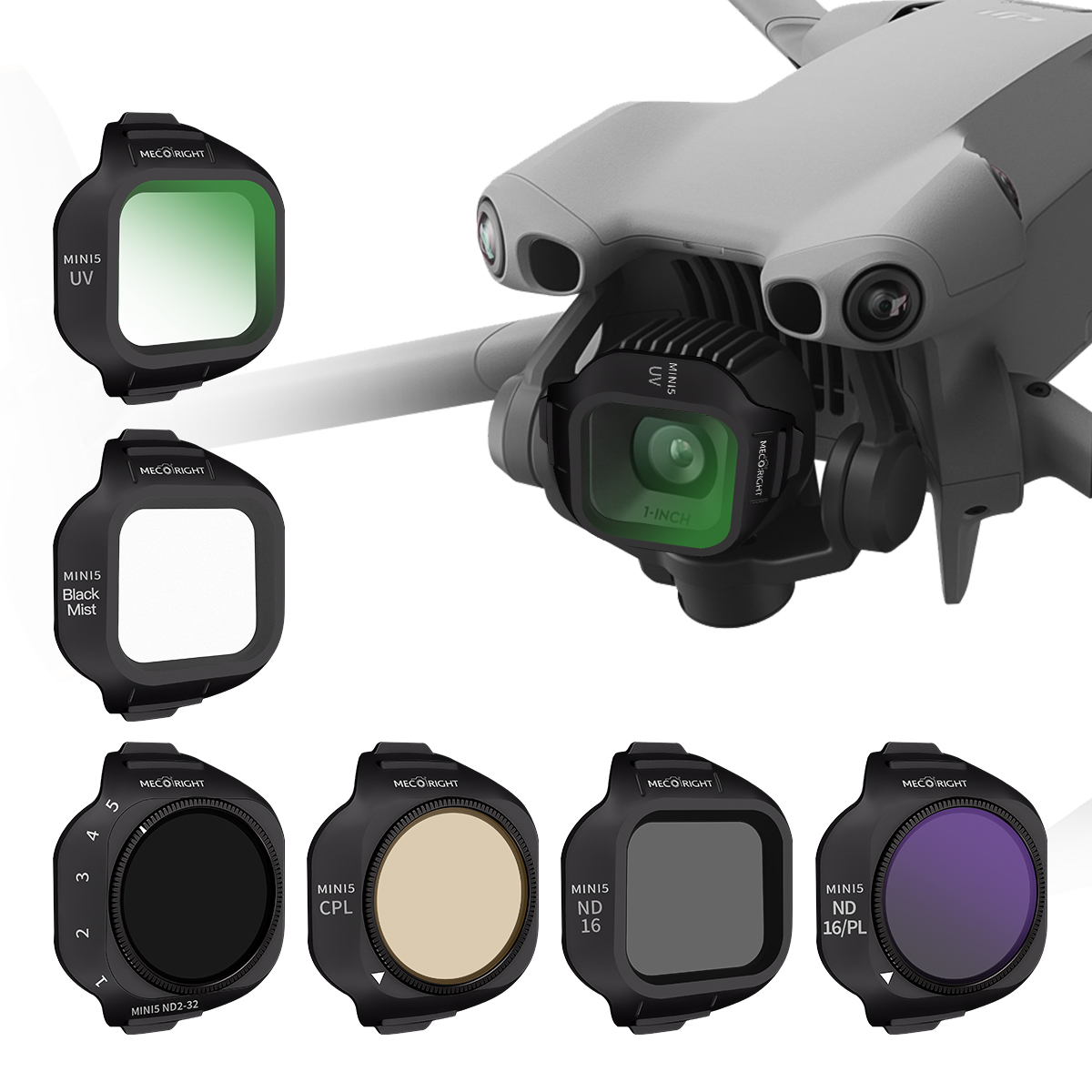 Drone Camera Filter - Mecoright Mengaplikasikan Set Filter UAV DJI