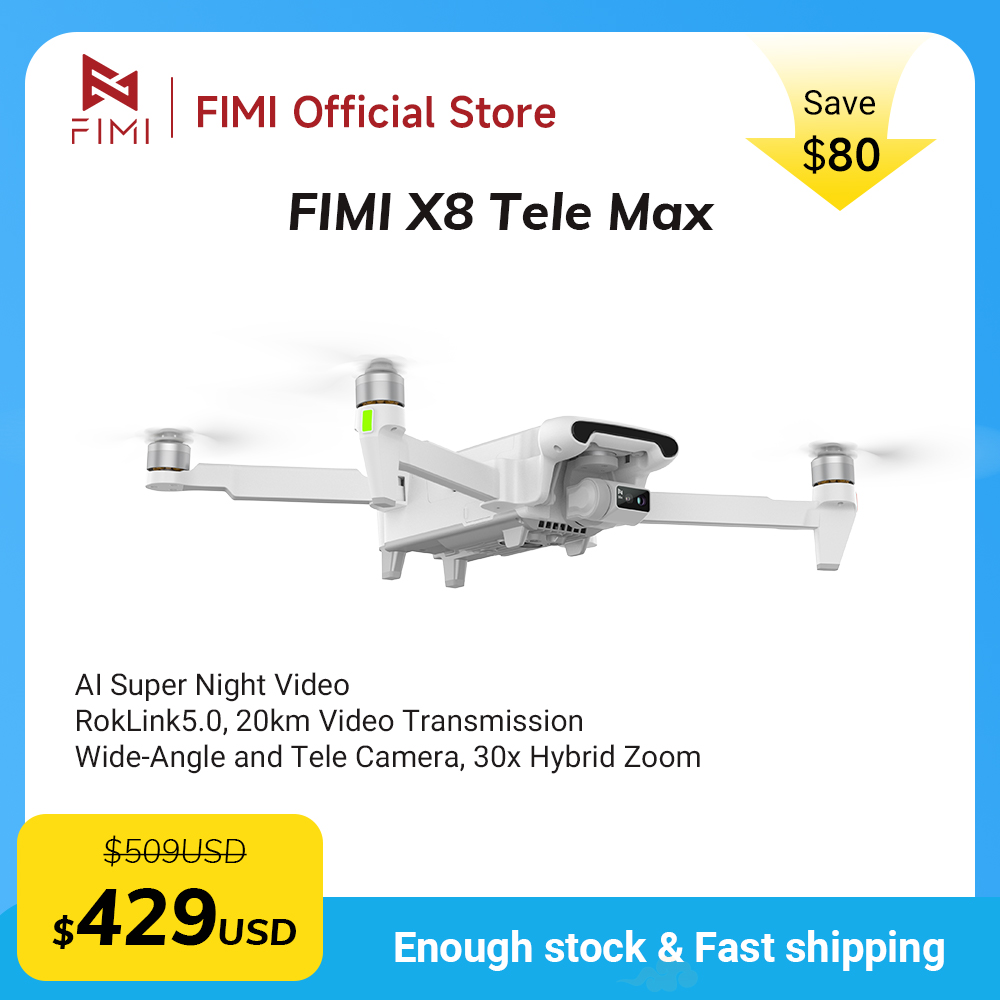 FIMI X8 Tele Max Drone Baru Ka - Drone Camera Wide Angle ulasan dan harga