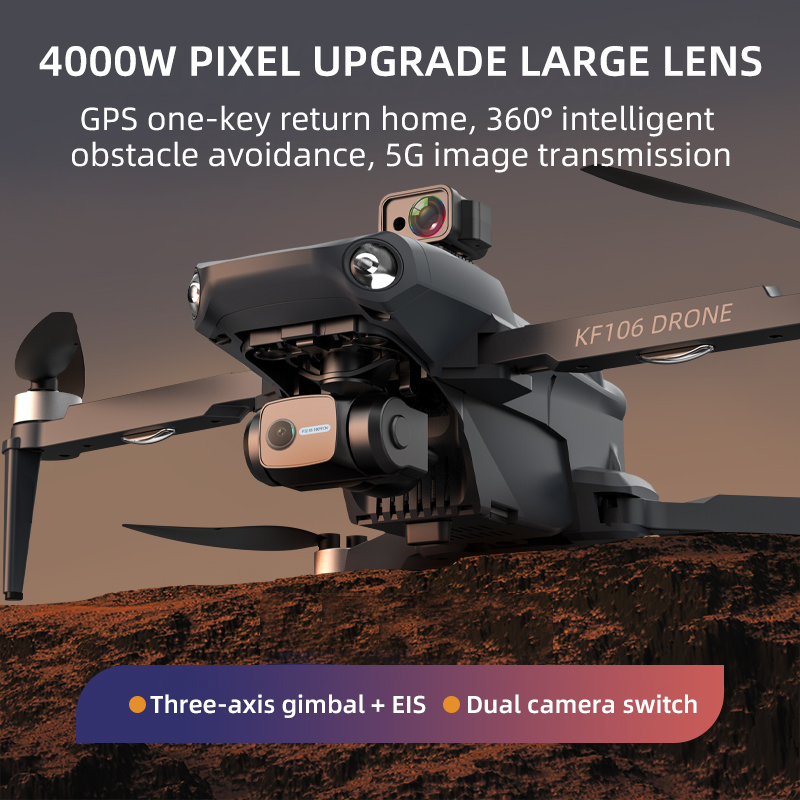 Drone KF106 Max Baru 2022 8K P - Drone Camera Night Vision ulasan dan harga