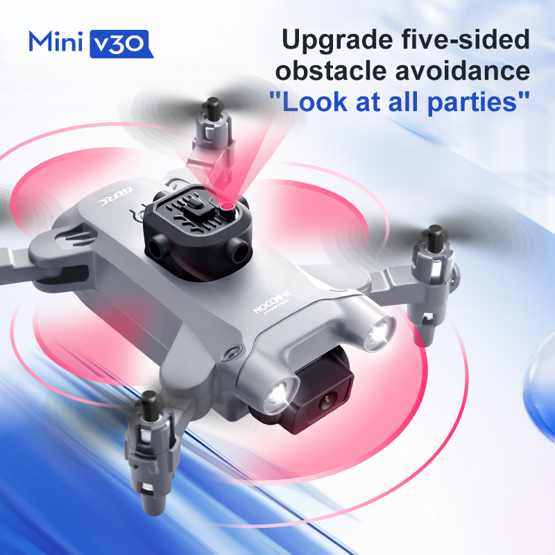 Drone FPV Mini V30 WiFi, Quadc - Drone Camera Hd ulasan dan harga