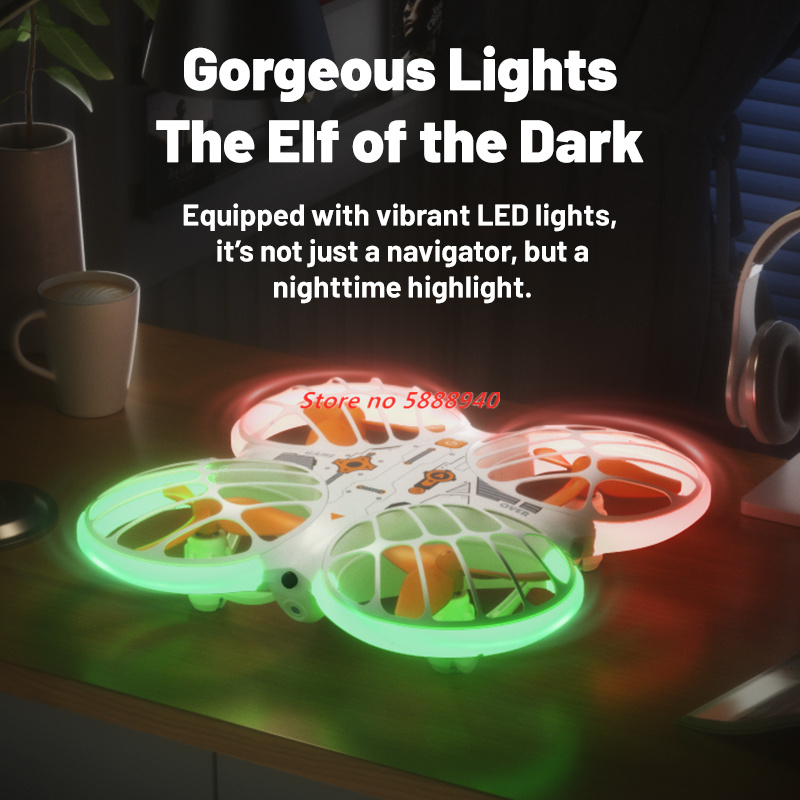 Drone Mini Lampu Neon Wifi Fpv - Drone Camera Wide Angle ulasan dan harga