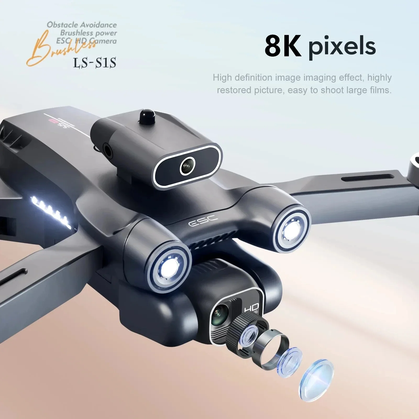 S1S Drone kamera GPS 5G 8K pro - Drone Camera Hd ulasan dan harga