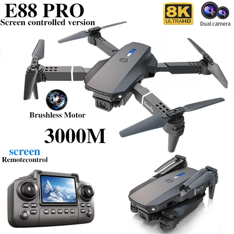 Drone E88 PRO Profesional deng - Drone Camera Mount ulasan dan harga