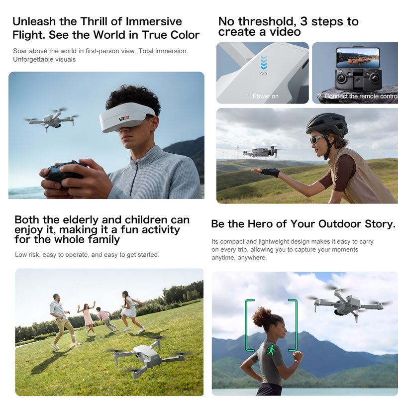 Drone Aeri100 VR Skala 1:1 Des - Drone Camera Night Vision ulasan dan harga