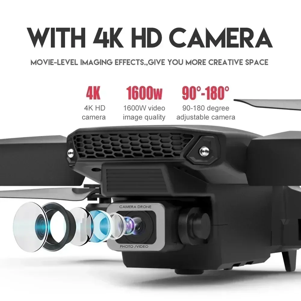 E88 Pro Drone FPV kamera sudut - Drone Camera Mount ulasan dan harga