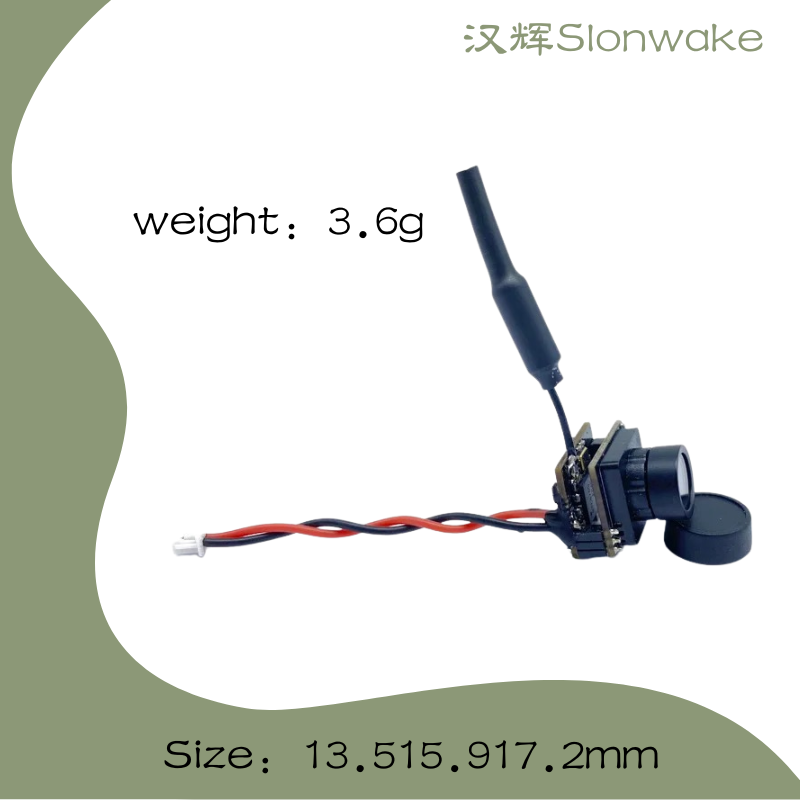 Slonwake 5.8G 48CH 25mW FPV VT - Drone Camera Wide Angle ulasan dan harga