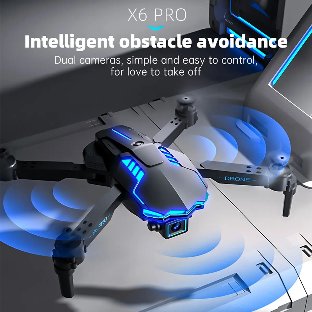KBDFA X6 PRO Drone remote cont - Drone Camera Night Vision ulasan dan harga