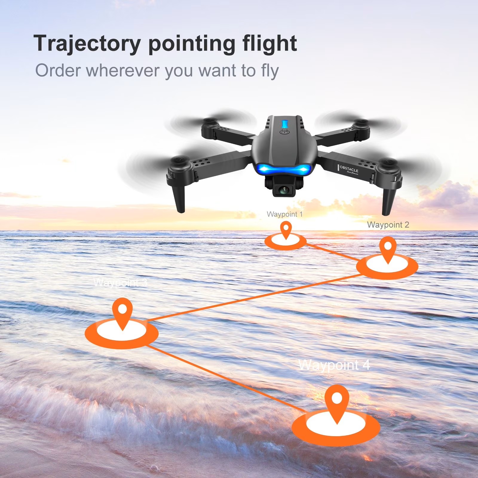 Drone Lipat E88PRO MAX 2026 ya - Drone Camera 4K ulasan dan harga