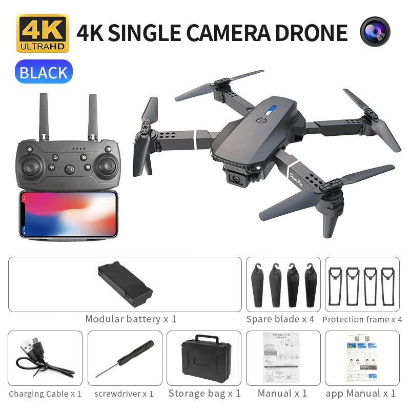 E88 Pro Drone Lipat Cerdas Men - Drone Camera Hd ulasan dan harga