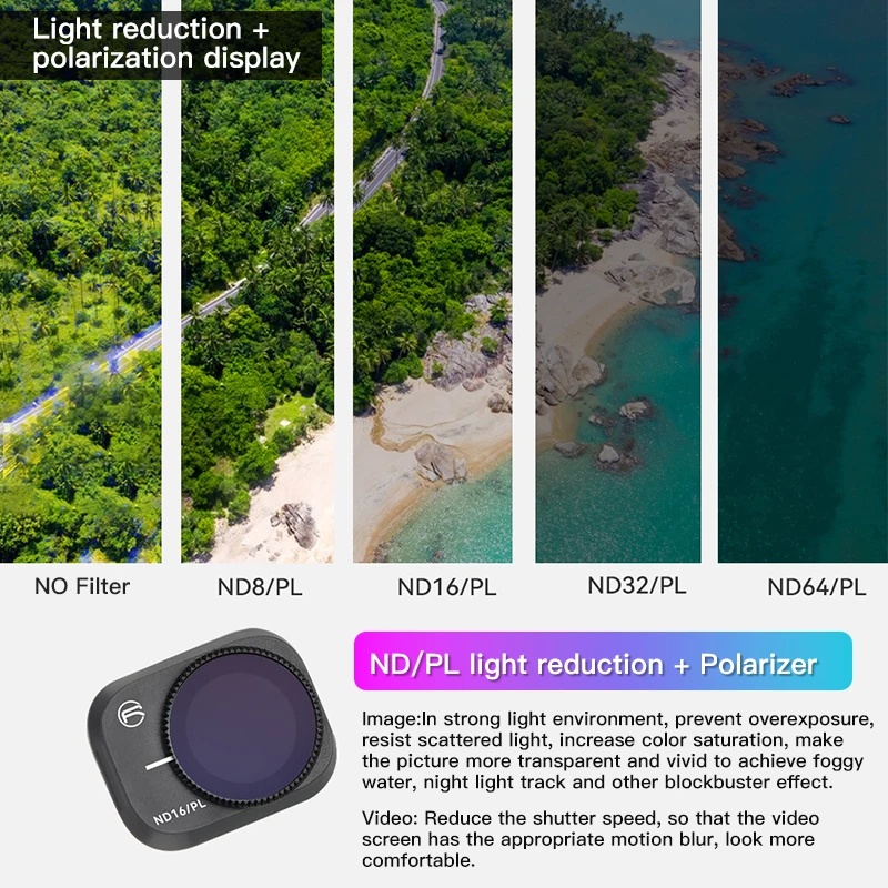 RCSTQ Untuk DJI Mini 3 Pro Set - Drone Camera Filter ulasan dan harga