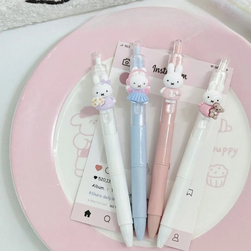 Pulpen Gel Miffy 4 Warna Cerah - Drone Camera Stabilized ulasan dan harga