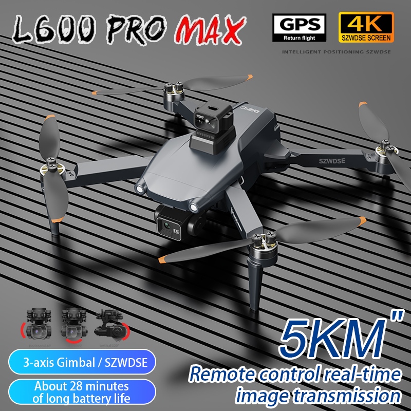 Drone L600 Pro MAX /L600 PRO K - Drone Camera With Gimbal ulasan dan harga